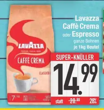 Edeka Lavazza Caffe Crema oder Espresso Angebot