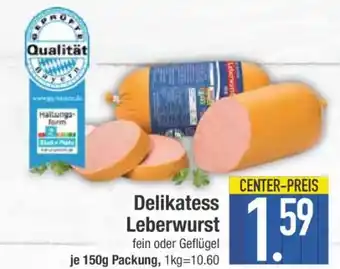 Edeka Delikatess- Leberwurst Angebot