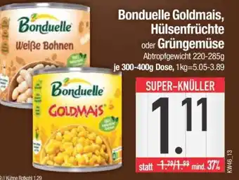 Edeka Bonduelle Goldmais, Hülsenfrüchte oder Grüngemüse Angebot