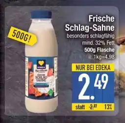 Edeka Frische Schlag-Sahne Angebot