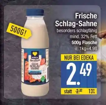Edeka Frische Schlag-Sahne Angebot