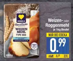 Edeka Weizen- oder Roggenmehl Angebot