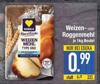 Edeka Weizen- oder Roggenmehl Angebot
