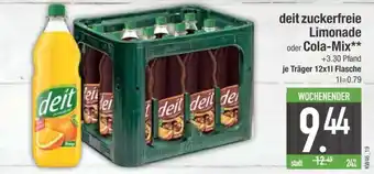 Edeka deit zuckerfreie Limonade oder Cola-Mix Angebot