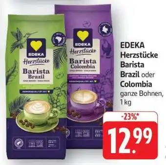 Edeka EDEKA Herzstücke Barista Brazil oder Colombia Angebot