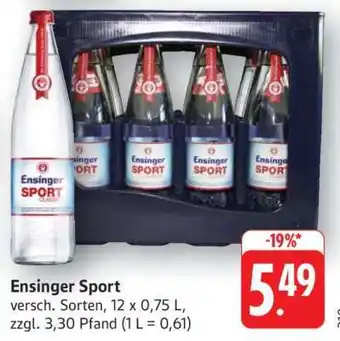 Edeka Ensinger Sport Angebot