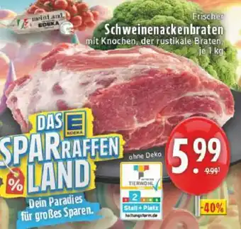 Edeka Frischer Schweinenackenbraten Angebot