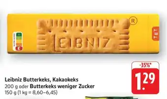 Edeka Leibniz Butterkeks, Kakaokeks Angebot