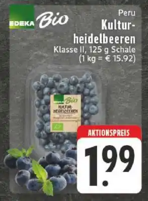 Edeka EDEKA Bio Kulturheidelbeeren Angebot