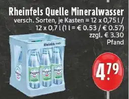 Edeka Rheinfels Quelle Mineralwasser Angebot