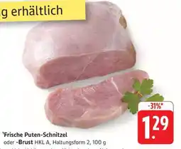 Edeka Frische Puten-Schnitzel oder -Brust Angebot