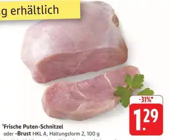 Edeka Frische Puten-Schnitzel oder -Brust Angebot