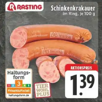 Edeka Rasting Schinkenkrakauer Angebot