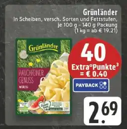 Edeka Grünländer Angebot