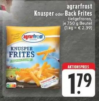 Edeka agrarfrost Knusper oder Back Frites Angebot