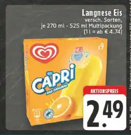 Edeka Langnese Eis Angebot
