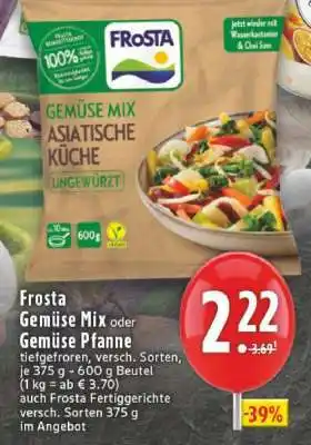 Edeka Frosta Gemüse-Mix oder Gemüse-Pfanne Angebot