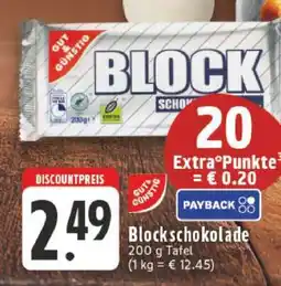 Edeka Blockschokolade Angebot