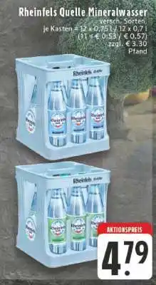 Edeka Rheinfels Quelle Mineralwasser Angebot