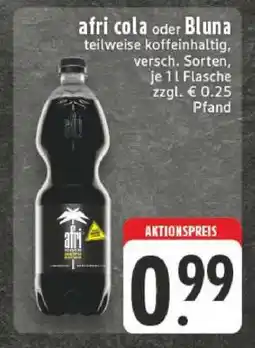Edeka Afri Cola oder Bluna Angebot