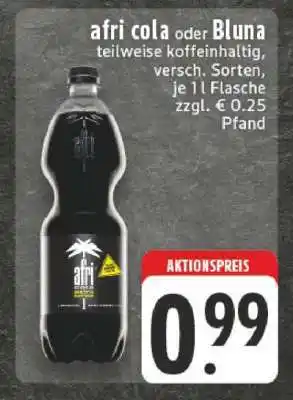 Edeka Afri Cola oder Bluna Angebot