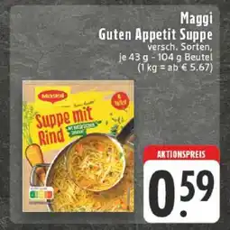 Edeka Maggi Guten Appetit Suppe Angebot