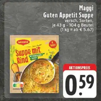 Edeka Maggi Guten Appetit Suppe Angebot