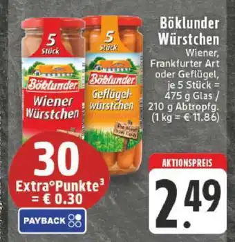 Edeka Böklunder Würstchen Angebot