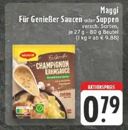 Edeka Maggi Für Genießer Saucen oder Suppen Angebot