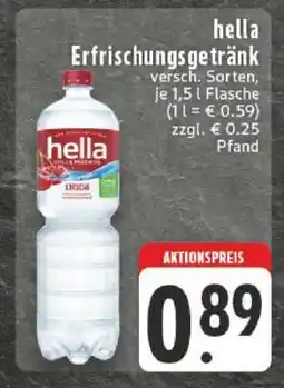 Edeka HELLA Erfrischungsgetränk Angebot