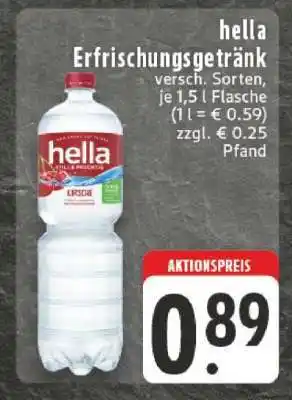Edeka HELLA Erfrischungsgetränk Angebot