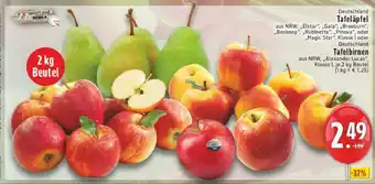 Edeka Tafeläpfel und Tafelbirnen Angebot