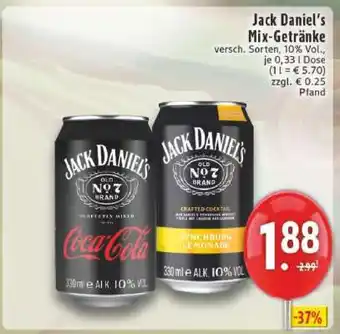 Edeka Jack Daniel's Mix-Getränke Angebot
