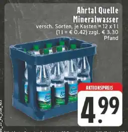 Edeka Ahrtal Quelle Mineralwasser Angebot