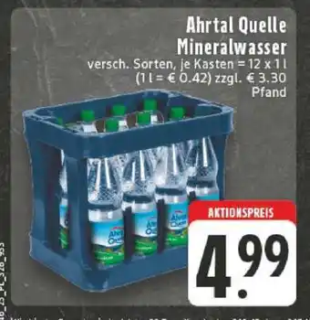Edeka Ahrtal Quelle Mineralwasser Angebot