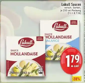 Edeka Lukull Saucen Angebot