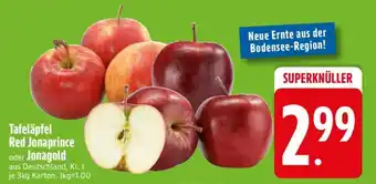 Edeka Tafeläpfel Red Jonaprince oder Jonagold Angebot