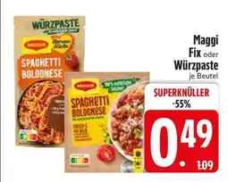Edeka MAGGI Fix oder Würzpaste Angebot