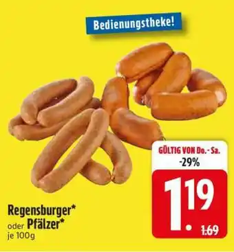 Edeka Regensburger oder Pfälzer Angebot
