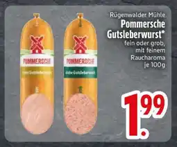 Edeka Rügenwalder Mühle Pommersche Gutsleberwurst Angebot