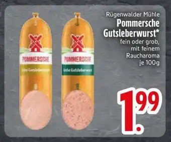 Edeka Rügenwalder Mühle Pommersche Gutsleberwurst Angebot