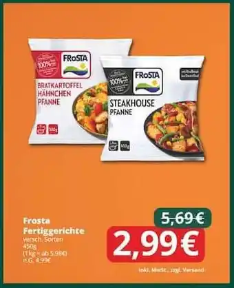 Famila Nord Ost Frosta Fertiggerichte Angebot