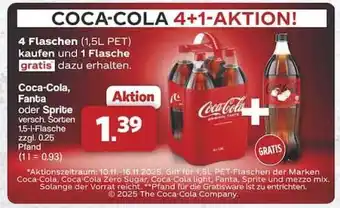 Famila Nord Ost Coca-Cola 4+1 Aktion Angebot