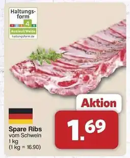 Famila Nord Ost Spare Ribs vom Schwein Angebot