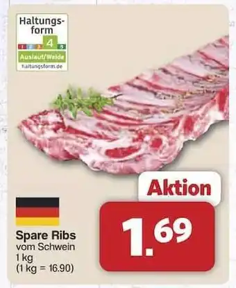 Famila Nord Ost Spare Ribs vom Schwein Angebot