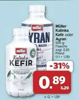 Famila Nord Ost Müller Kalinka-Kefir oder Ayran Angebot