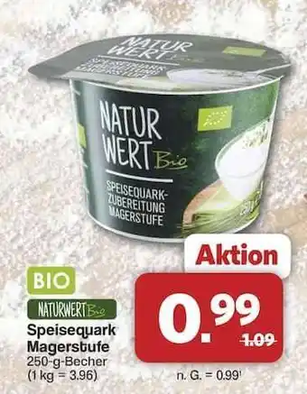Famila Nord Ost Naturwert Bio Speisequark Magerstufe Angebot