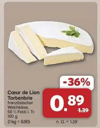 Famila Nord Ost Cœur de Lion Tortenbrie Angebot