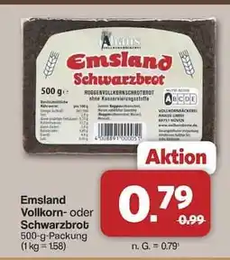 Famila Nord Ost Emsland Vollkorn- oder Schwarzbrot Angebot