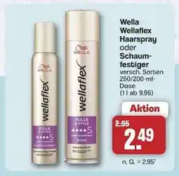 Famila Nord Ost WELLA WELLAFLEX Haarspray oder Schaumfestiger Angebot